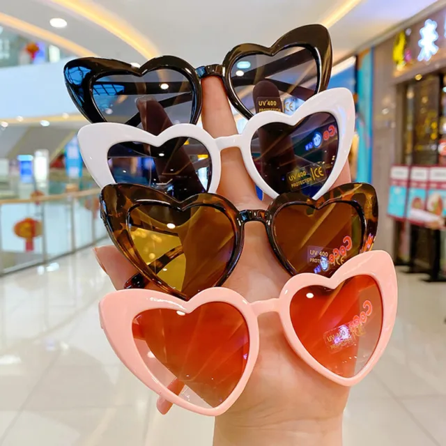 Children's Candy Color Heart Sunglasses Cute Sunscreen Eyeglasses Fashion Party