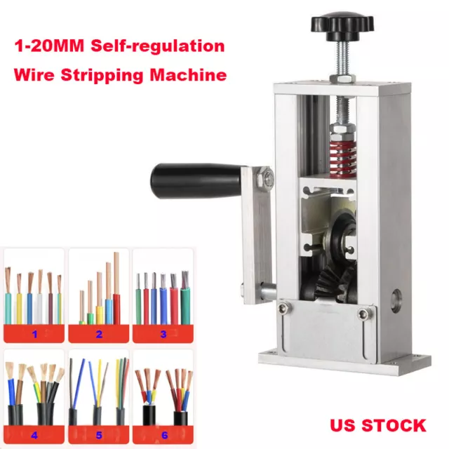 Copper Peeling Stripper Manual & Electric Wire Stripping Machine Cable Cutter