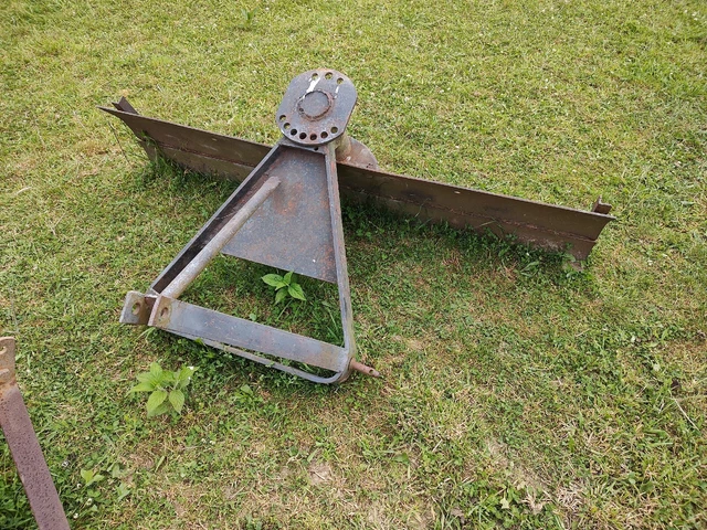 6' Heavy Duty Adjustable Grader Blade Tractor Implement three point hitch