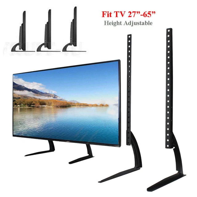 TABLE TOP TV Stand Pedestal Monitor Riser 27-65