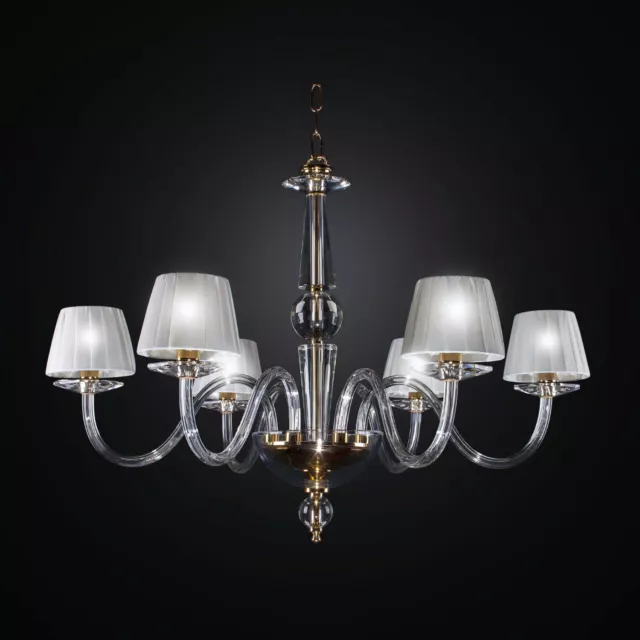 Chandelier Classic Crystal Design Op A 6 Lights Bga 2324-6