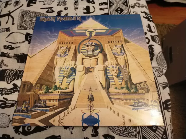 Powerslave Vinyl LP Iron Maiden  Excellent Condition +Insert