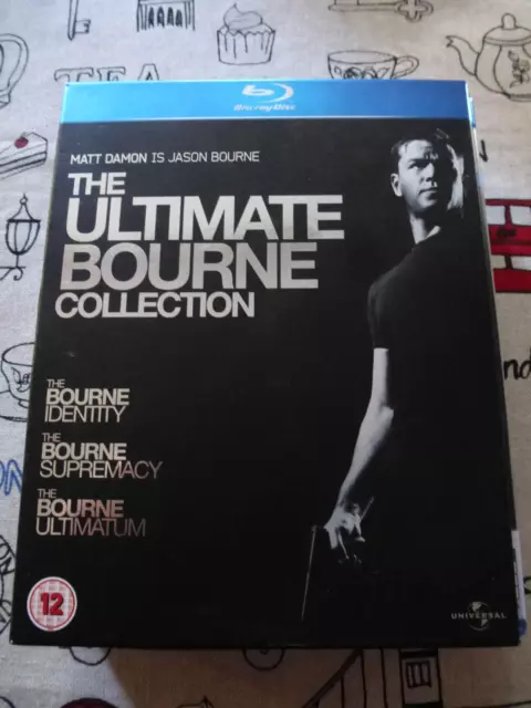 The Ultimate Bourne Collection Matt Damon 2007 X3 Disc Blu-Ray Boxset Region B