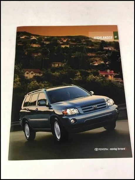 2007 Toyota Highlander 20-page Original Car Sales Brochure Catalog