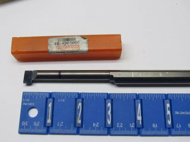 Micro 100 1/2" Solid Carbide Boring Bar #Bb-4903000