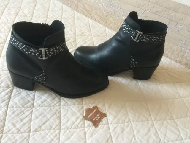 Bottines Pointure 38 Femme Encuir Exterieur Talon 6Cm Cuir Exterieur + Sous Pied
