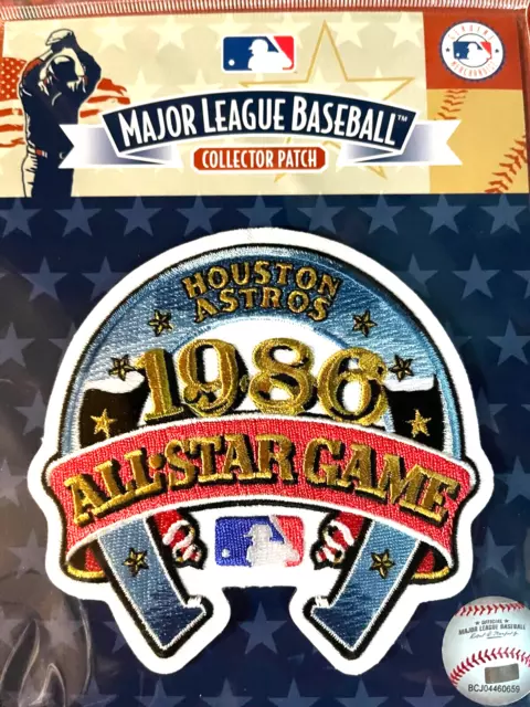 1986 Houston Astros Asg All Star Patch Officially Licensed Mlb Baseball 4"