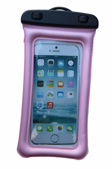 TT Waterproof Floater Cell Phone Case For Smartphones iPhone, Samsung (Pink)