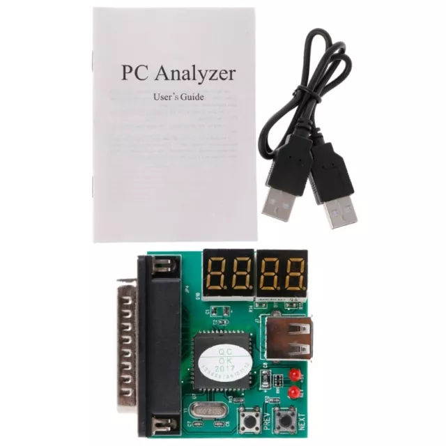 Motherboard Tester Analyzer Checker Post Code PC 4 Digit Pci Diagnostic Card