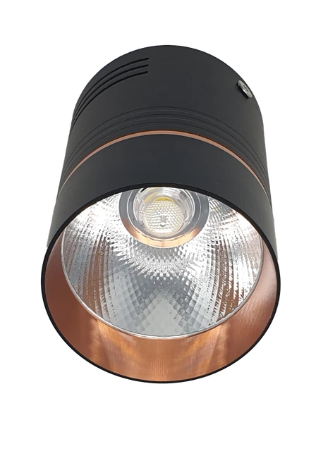 10w LED Surface Mounted Downlight Ceiling Lights Copper Matt Black Spotlight