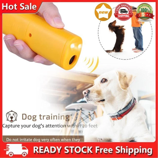 Repelente ultrasónico LED para mascotas perro tapón agresivo disuasorio entrenador al aire libre