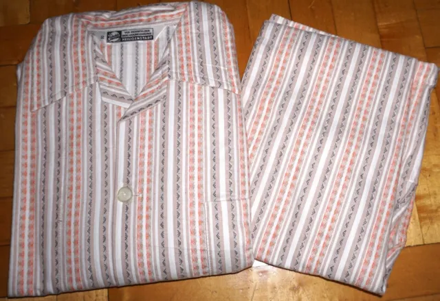 Herren Schlafanzug Pyjama DDR 1970er Nachtwäsche Dreiklang UNBENUTZT Gr.50 (M/5)