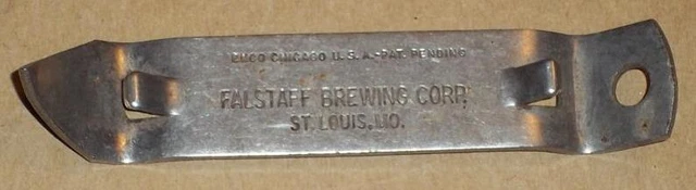 Vintage Ekco Falstaff Brewing Corp. St. Loius, Missouri Beer Opener
