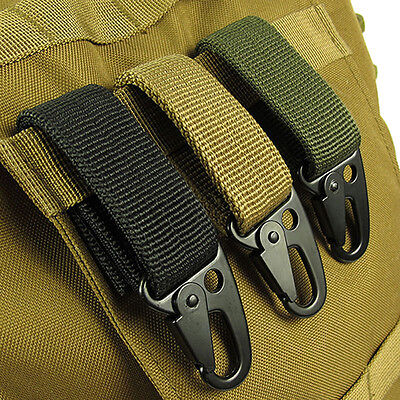 Dominator 2 pcs Dominator Tactique molle Sangle Mousqueton Porte-Clé Sac Crochet Boucle 