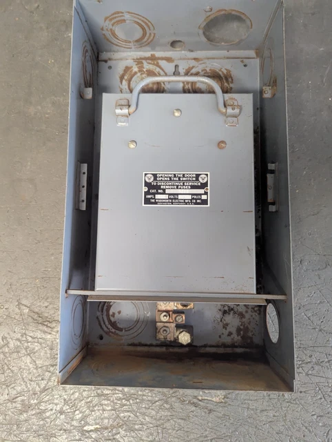Bloc De Fusibles Principal Wadsworth 100A 120-240V - Occasion, Bon état Utilisable