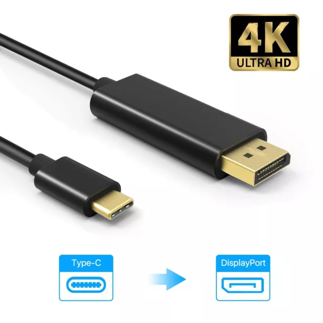 USB C to HDMI Cable 1.8M 4K for TV Adapter Phone iPhone 15 Tablet Laptop 2