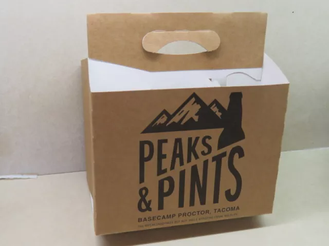 Beer Six pack Holder (6-pack) - PEAKS & PINTS Pub ~ Basecamp Proctor, Tacoma, WA