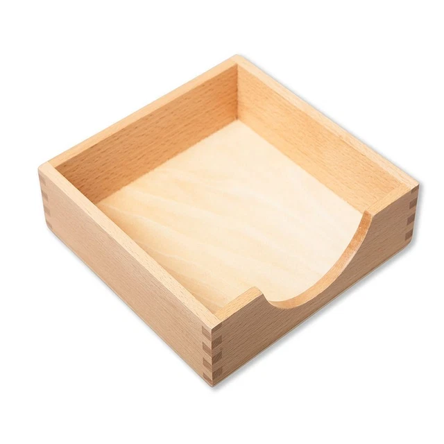 Wooden Wooden Storage Tray Boxes Card and Note Storage Supplies  Office