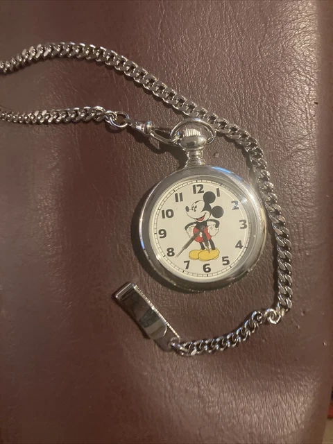 Fossil Limited Edition Disney Mickey Mouse Pocket Watch 2003