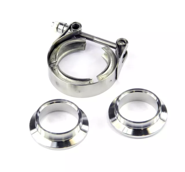 Fascia a V in acciaio inox Streetstar incl. 2 anelli di saldatura - 1,5" / 38 mm