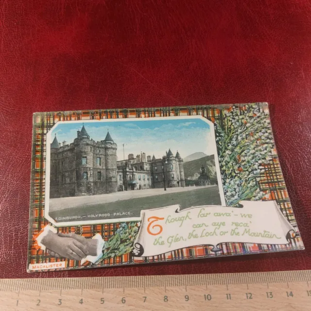 Vintage Postcard Edinburgh Holyrood Palace