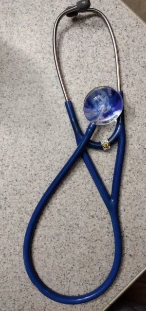 Ultrascope Adult Stethoscope Blue Abstract blue / white image