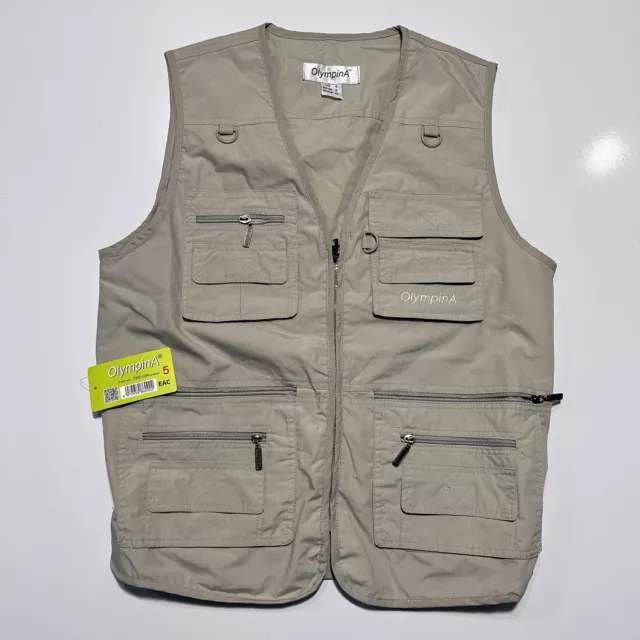 OLYMPINA FISHING HUNTING Tactical Photography Utility Vest Size Small NWT's  $20.66 - PicClick