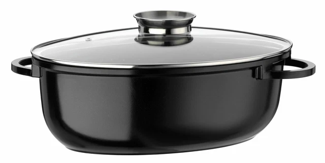 GSW Induktion Bräter XL Gastro Gourmet Ceramica 38x25cm 8 Liter NEU