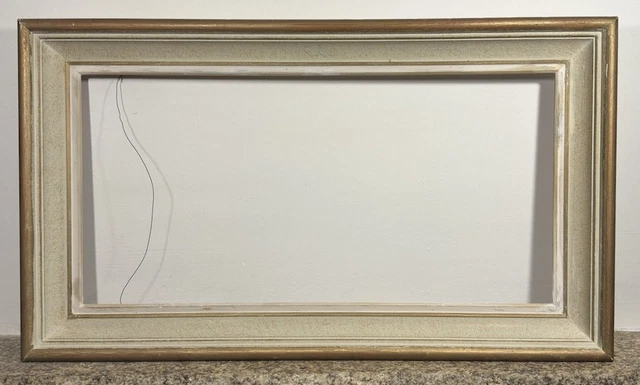 CADRE MONTPARNASSE ANCIEN Bois Patiné Pour Format 15p (65x50cm) EUR 40,00 - FR
