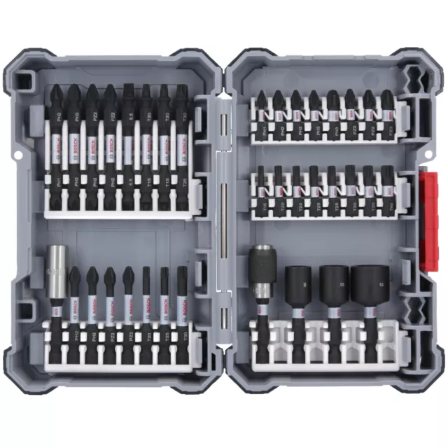 Bosch 36 Piece Impact Control Screwdriver Bit Set In Case 2608522365