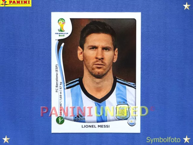 Panini★WM 2014 WC WorldCup 2014★ LIONEL MESSI Argentinien Barcelona Nr. 430