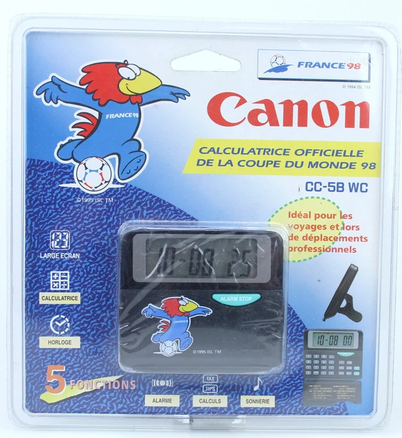Lot France 98 Coupe du Monde (calculatrice Canon et broderie