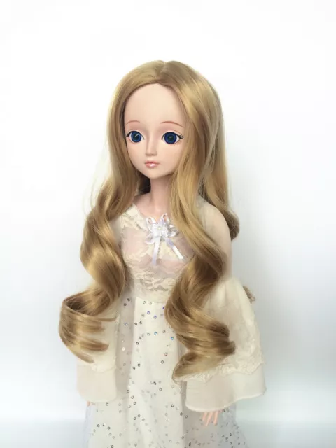 Long Curly Hair Wig Centre Parting FOR BJD Ball-jointed Dolls SD Super Dollfie