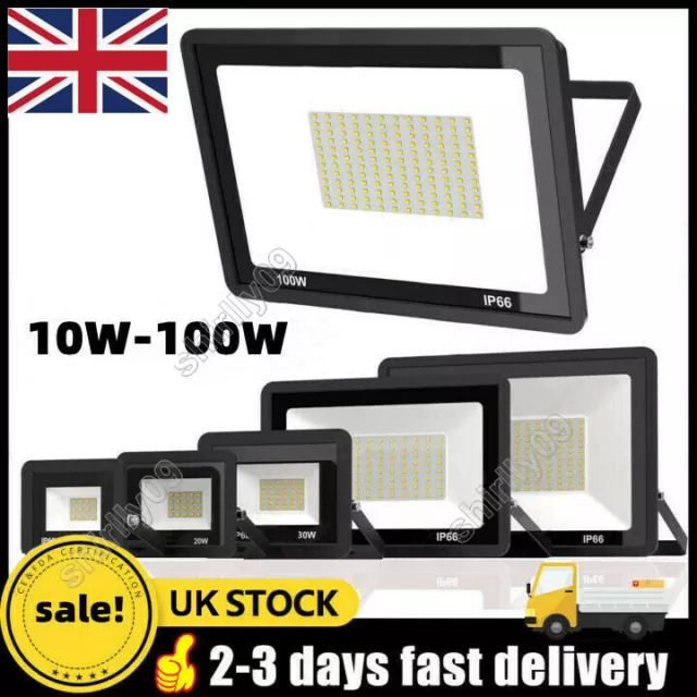 10-100W Led Floodlight Security Light Outdoor Garden Lamp Flood Lights Ip66