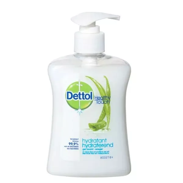 17,13€/L - 6x Dettol Handseife / Seifenpumpe / Moisturizing - Aloe Vera - 250ml