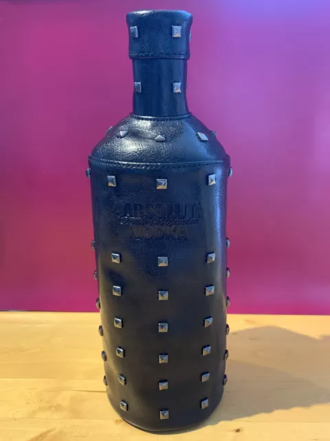 Absolut Vodka Rock Edition Leder Hülle/Case für 0,7 Flasche Limited Edition