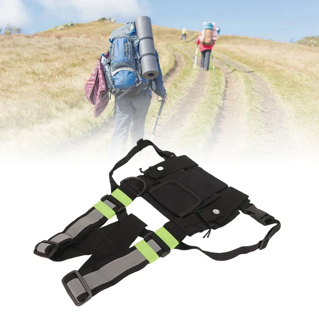 Universal Radio Harness Chest Rig Bag Adjustable Strap Radio Chest Pack Pouch