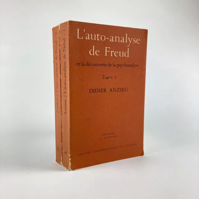 Didier Anzieu : L'auto-Analyse De Freud . Envoi Autographe Signé . Puf . 1975