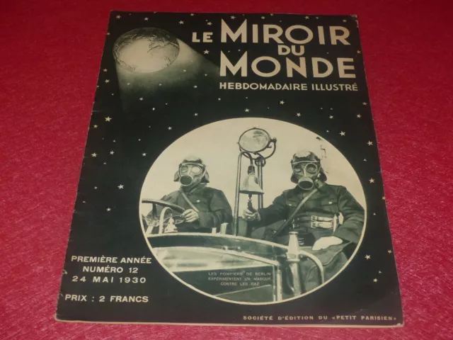 [Presse 1930 Photos] Le Miroir Du Monde # 12  24 Mai 1930