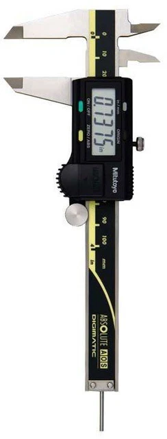 Mitutoyo 500-195-30 AOS Absolute Digimatic Caliper, 0-4&quot; Depth Bar