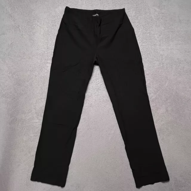 Eileen Fisher Stretch Pants Women's Small Black Pull-On