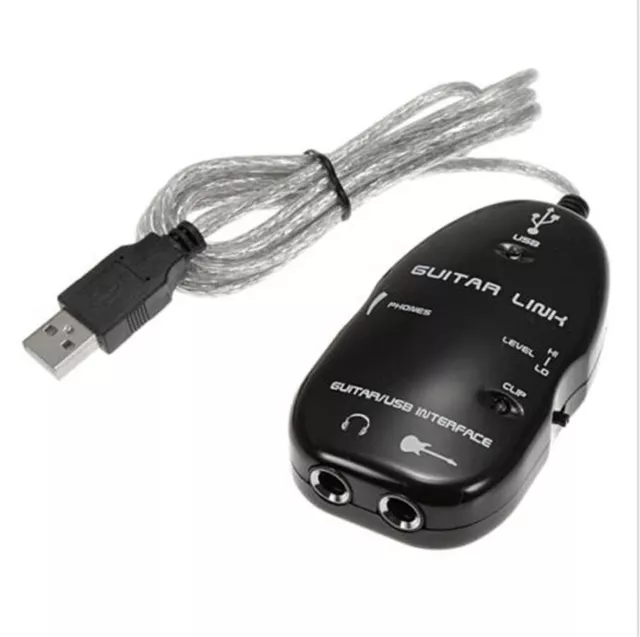 New Guitar to USB Interface Link Audio Cable PC/MAC Recording Music Adapter A303