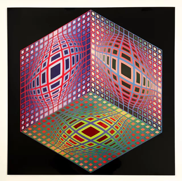 Victor Vasarely „Test-2“ gedruckt in 1972