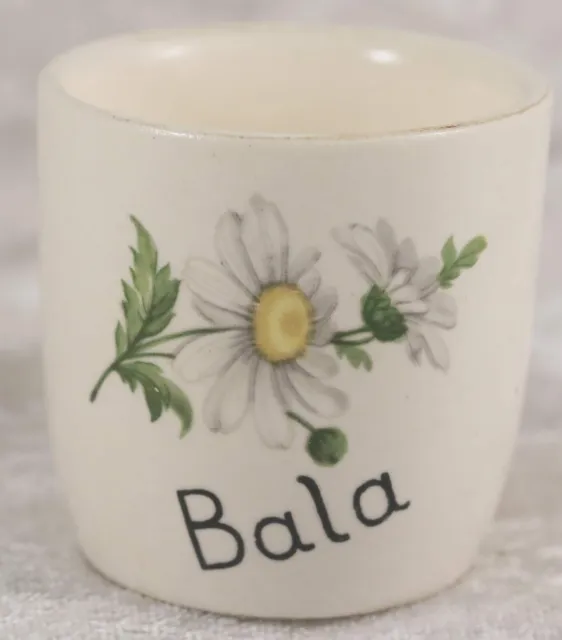 New Devon Pottery Newton Abbot Bala Daisy design egg cup breakfast item