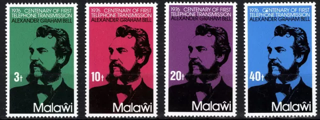 Malawi - 100 Jahre Telefon Satz postfrisch 1976 Mi. 259-262