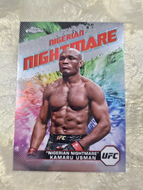 Topps Chrome UFC 2024 Kamaru Usman aka Nigerian Nightmare