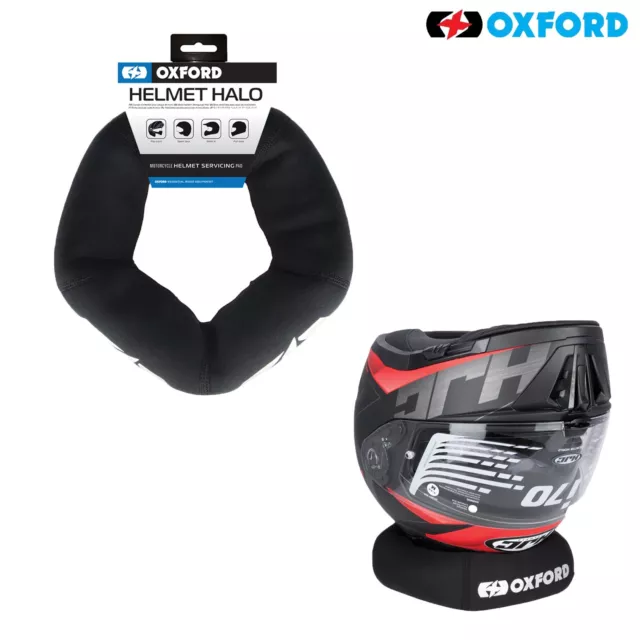 Motorcycle Helmet Donut > Oxford Halo Cleaning Storage Ring Service Pad One Size