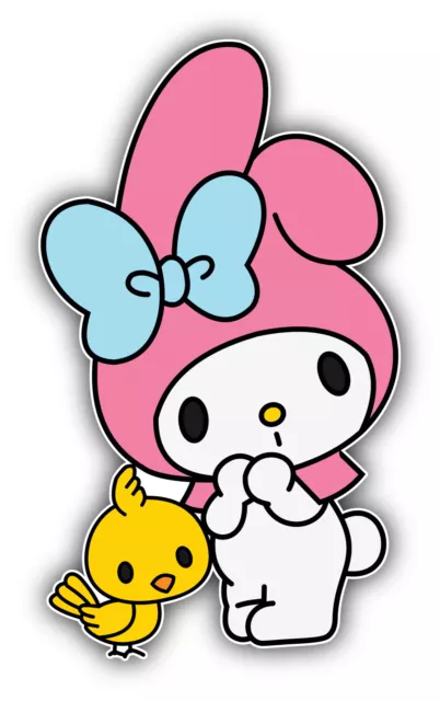 Hello Kitty Cartoon Chick Sticker Bumper Decal - ''SIZES''