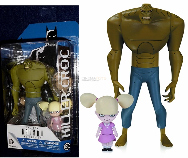 DC ANIMATED THE New Batman Adventures Killer Croc W / Baby Doll Action