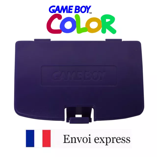 Cache pile Violet / Purple Game Boy Color neuf [ Battery GAMEBOY cover GBC ]